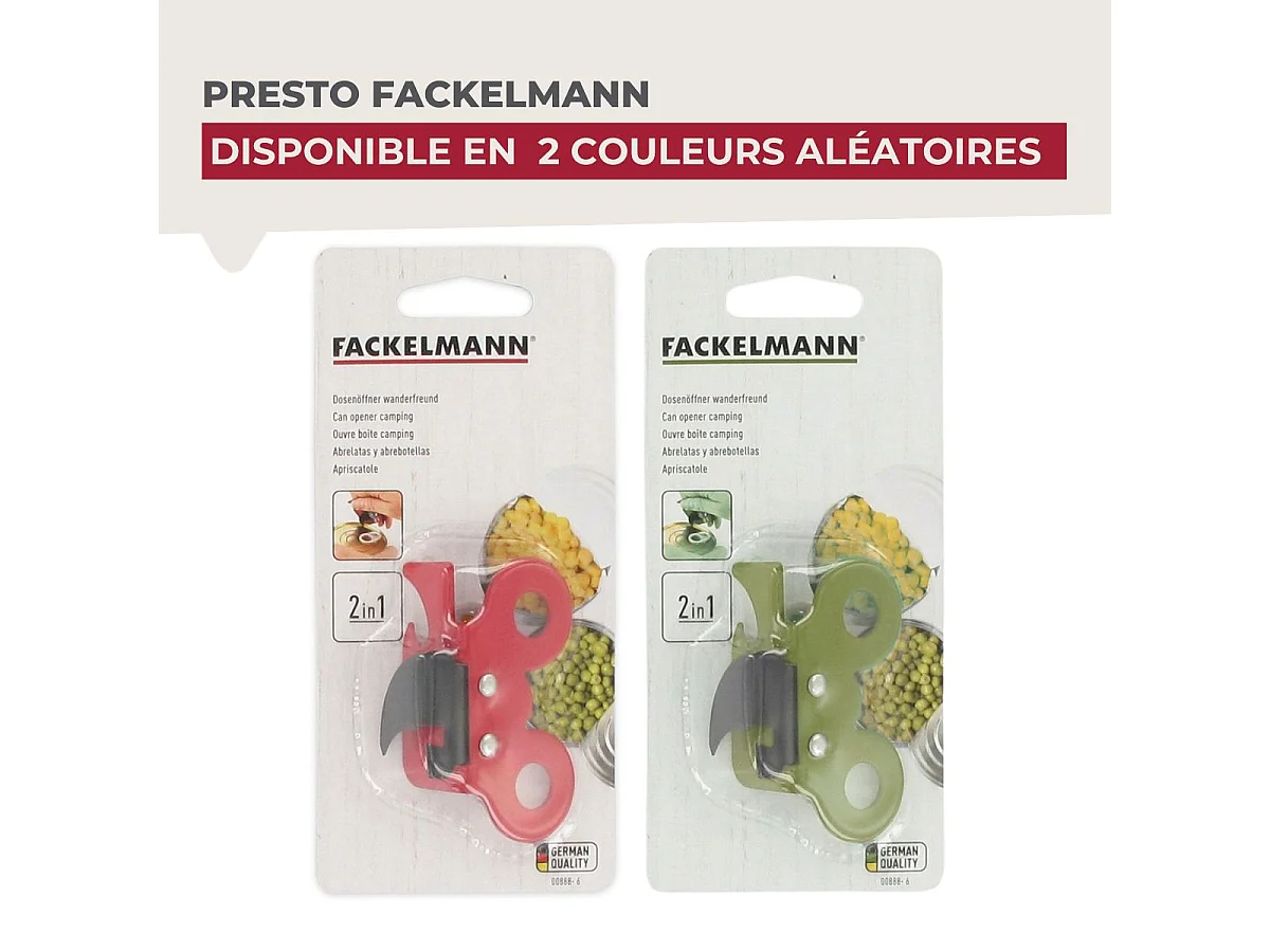 Ouvre-boîte manuel papillon Fackelmann