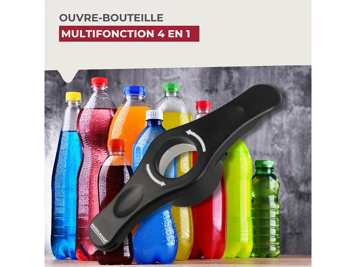 Ouvre bouteille 4 en 1 Fackelmann