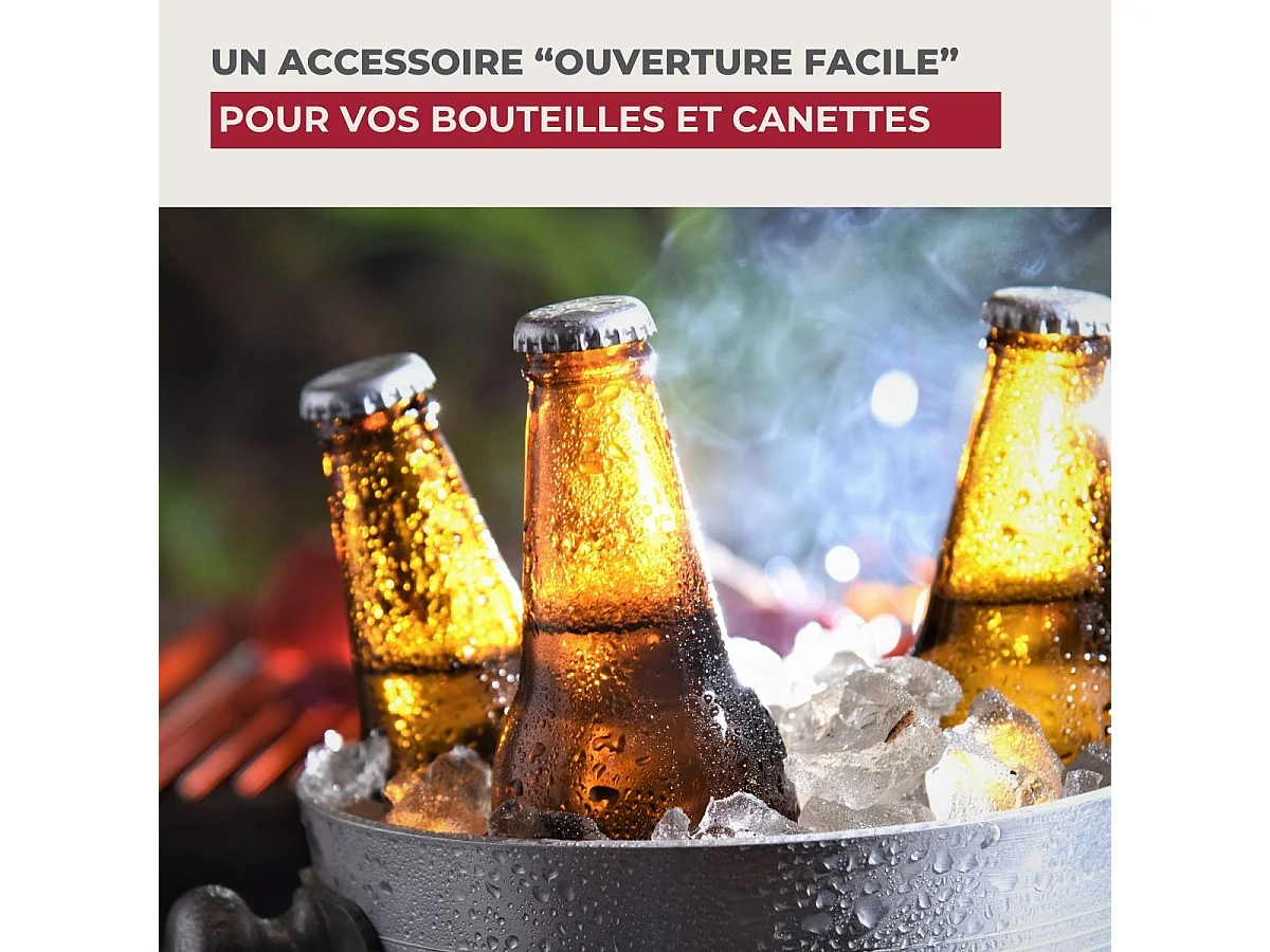 Ouvre bouteille 4 en 1 Fackelmann