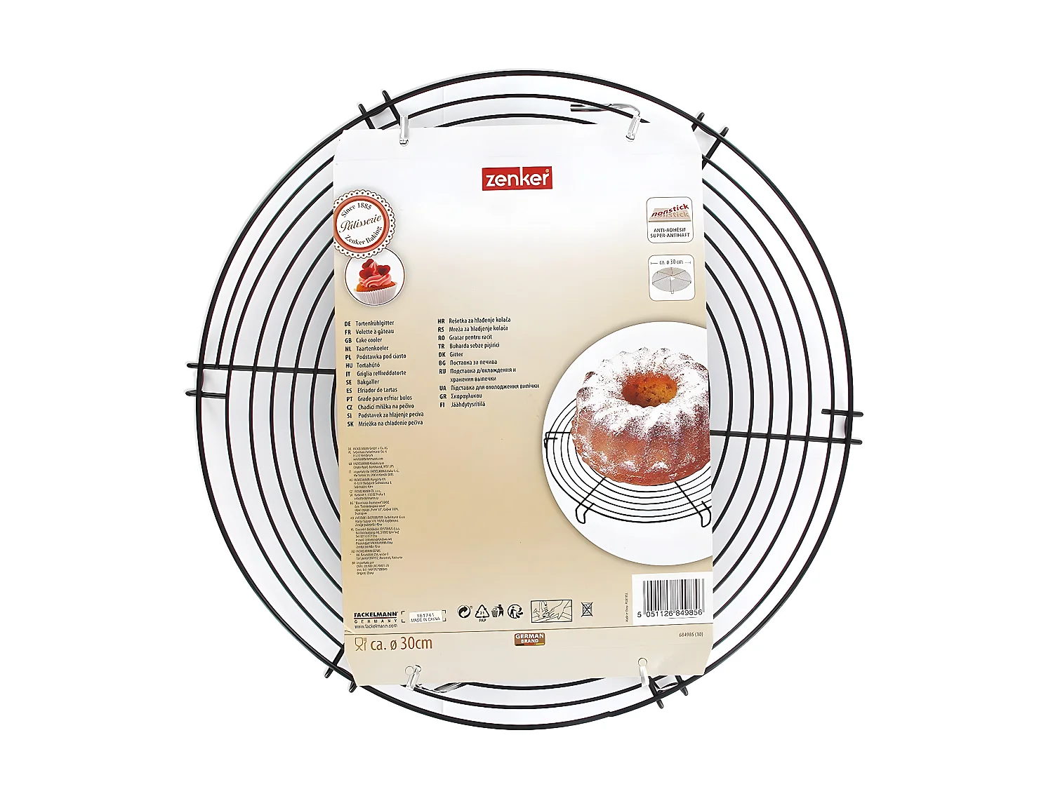 Présentoir à gâteaux 30 cm Zenker Smart Pastry