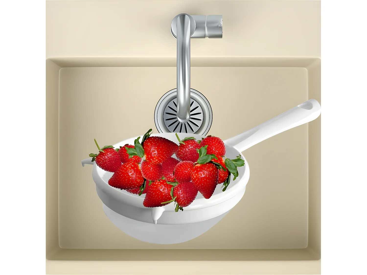 Passoire en plastique 17 cm de diamètre Fackelmann Arcadalina