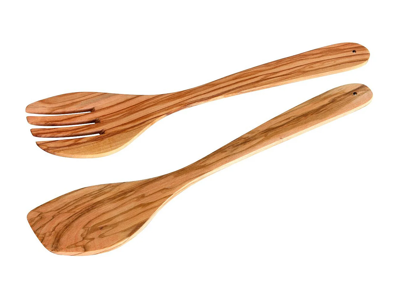 Couverts à salade Fackelmann Édition Bois d'olivier