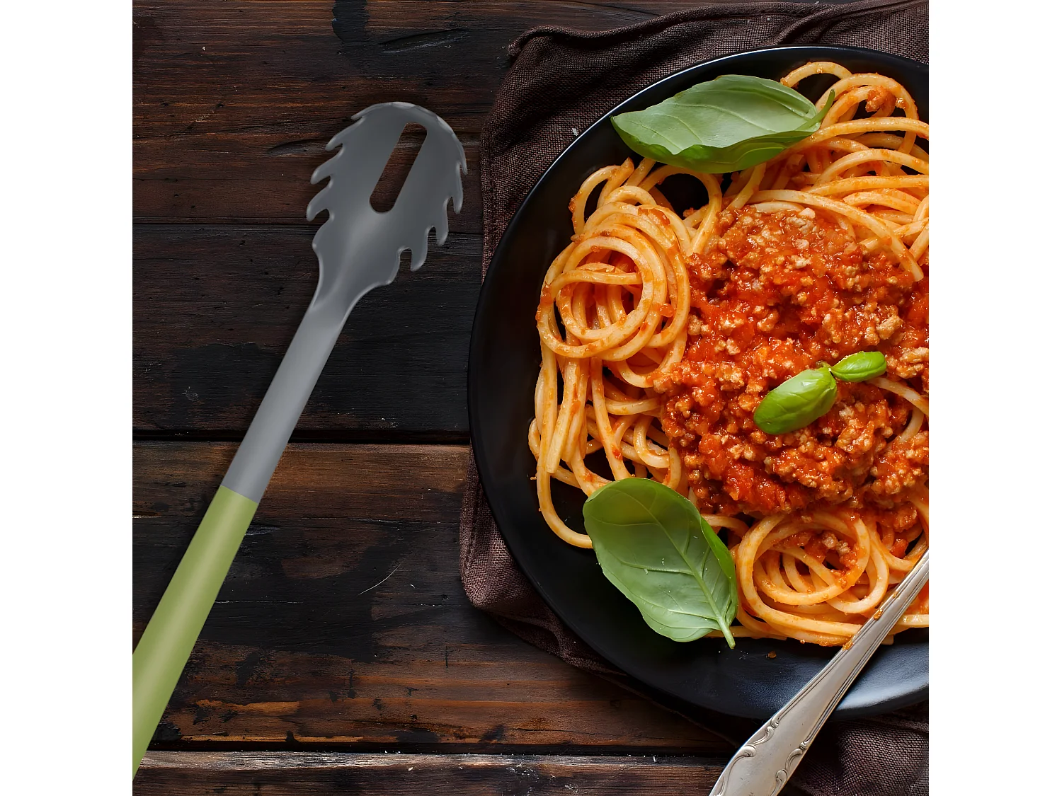 Cuillère à spaghettis avec fonction dosage Fackelmann Gamme Zéro