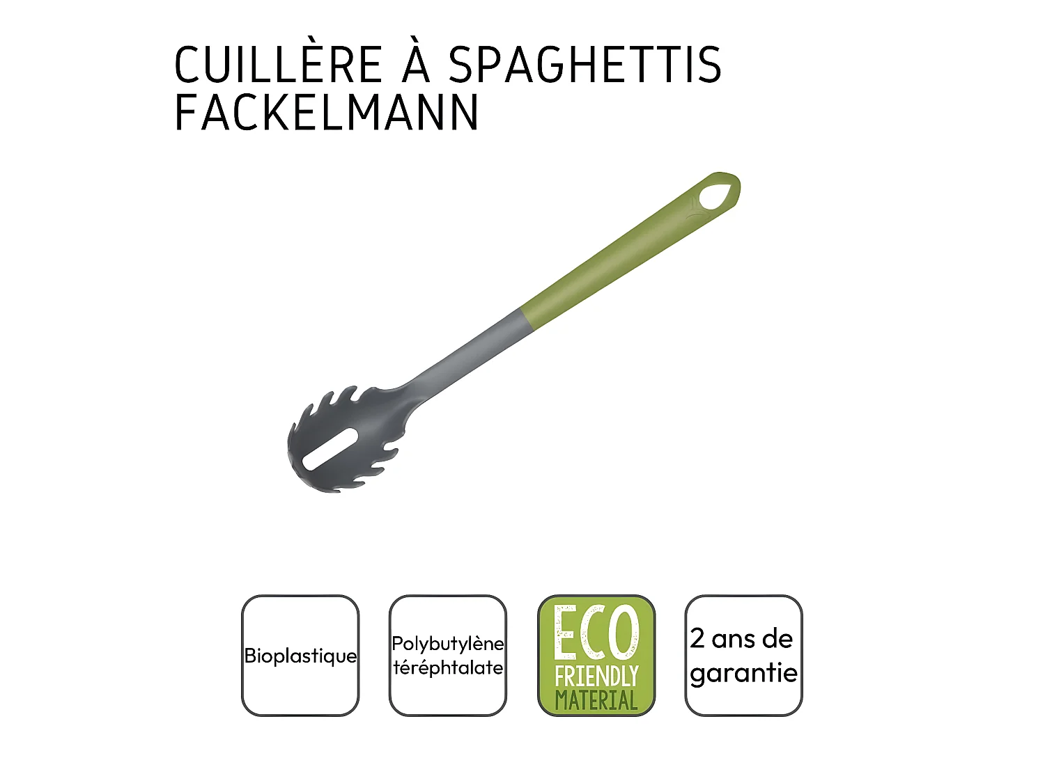 Cuillère à spaghettis avec fonction dosage Fackelmann Gamme Zéro