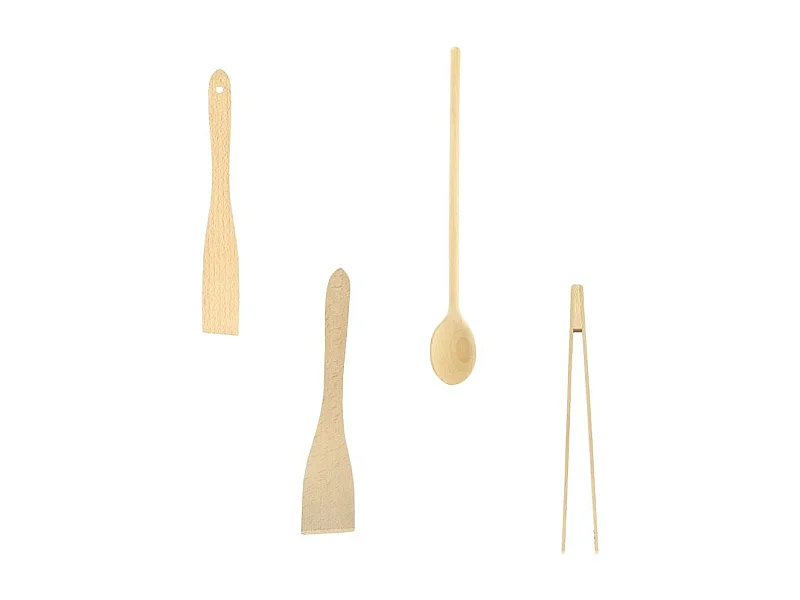 Ensemble de 4 ustensiles de cuisine Fackelmann Boisselerie