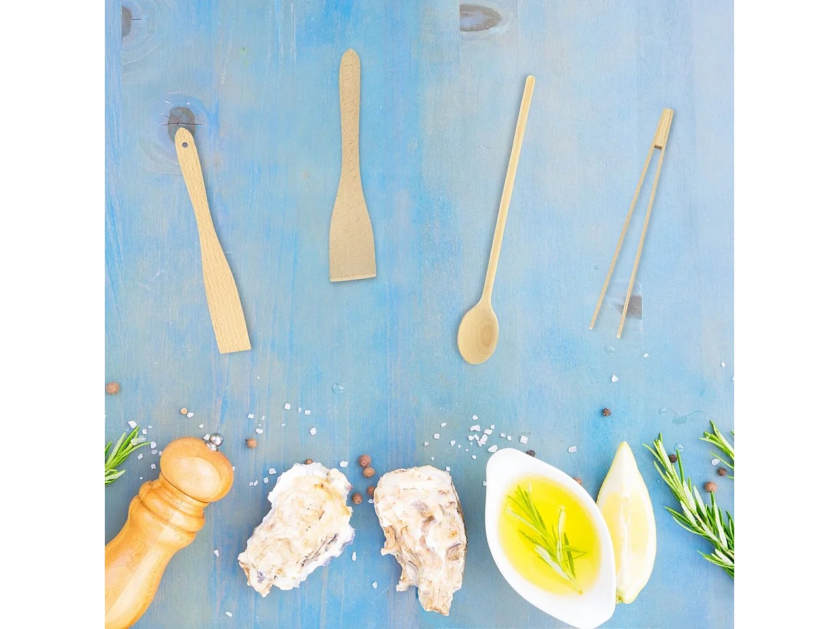 Ensemble de 4 ustensiles de cuisine Fackelmann Boisselerie