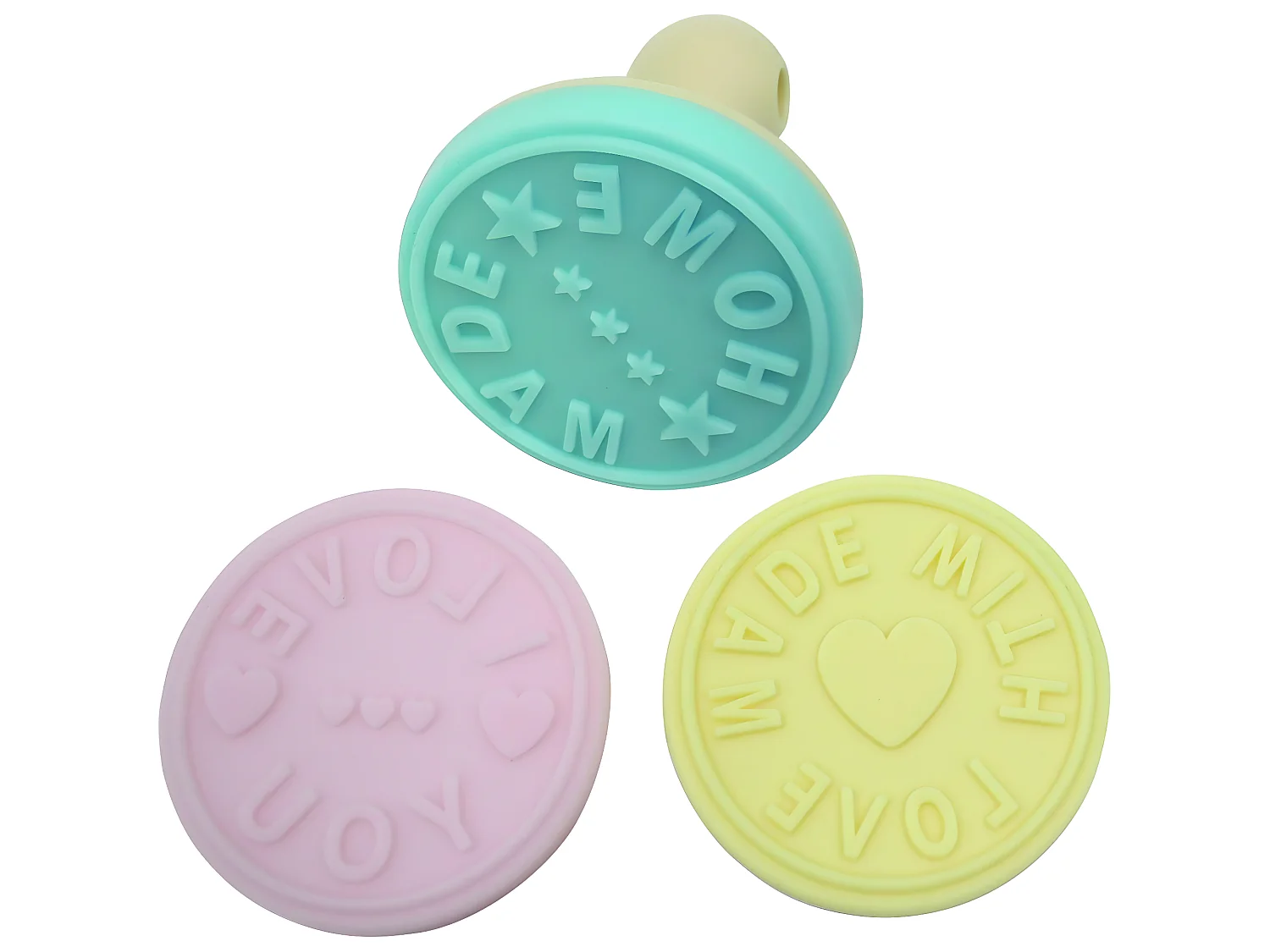 Lot de 3 tampons à pâtisserie pour biscuits Zenker
