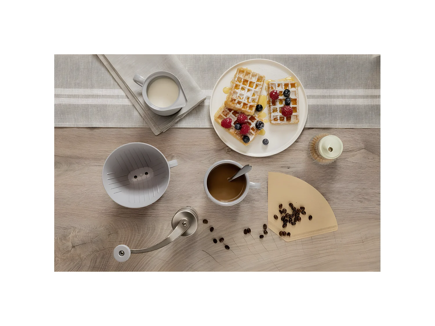 Porte filtre à café taille 4 Fackelmann Nature