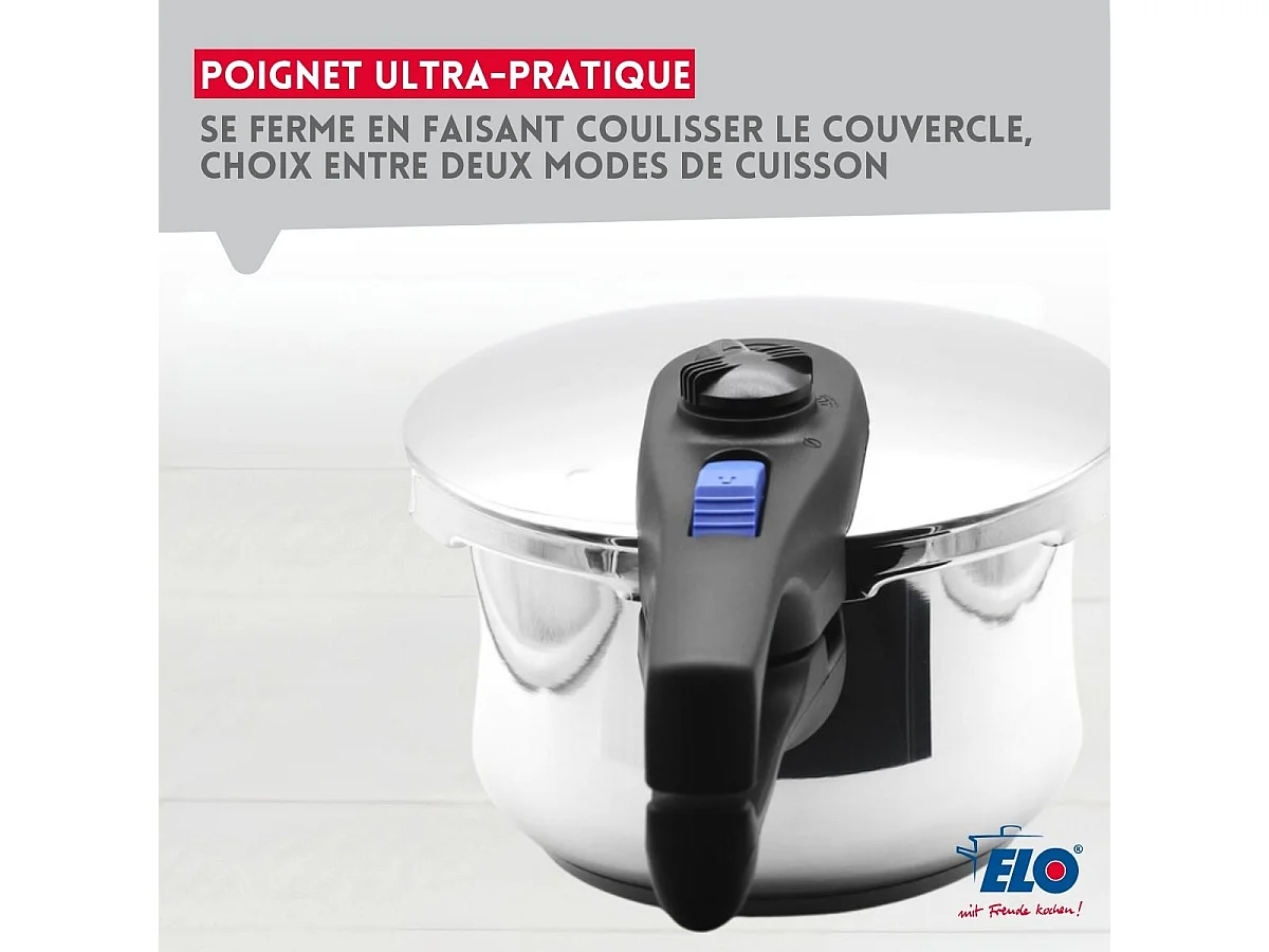 Autocuiseur 18 cm d'une capacité de 2,7 litres Elo Praktika