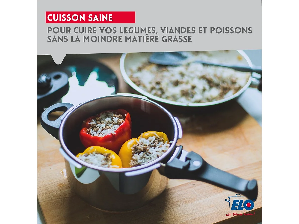 Autocuiseur 18 cm d'une capacité de 2,7 litres Elo Praktika
