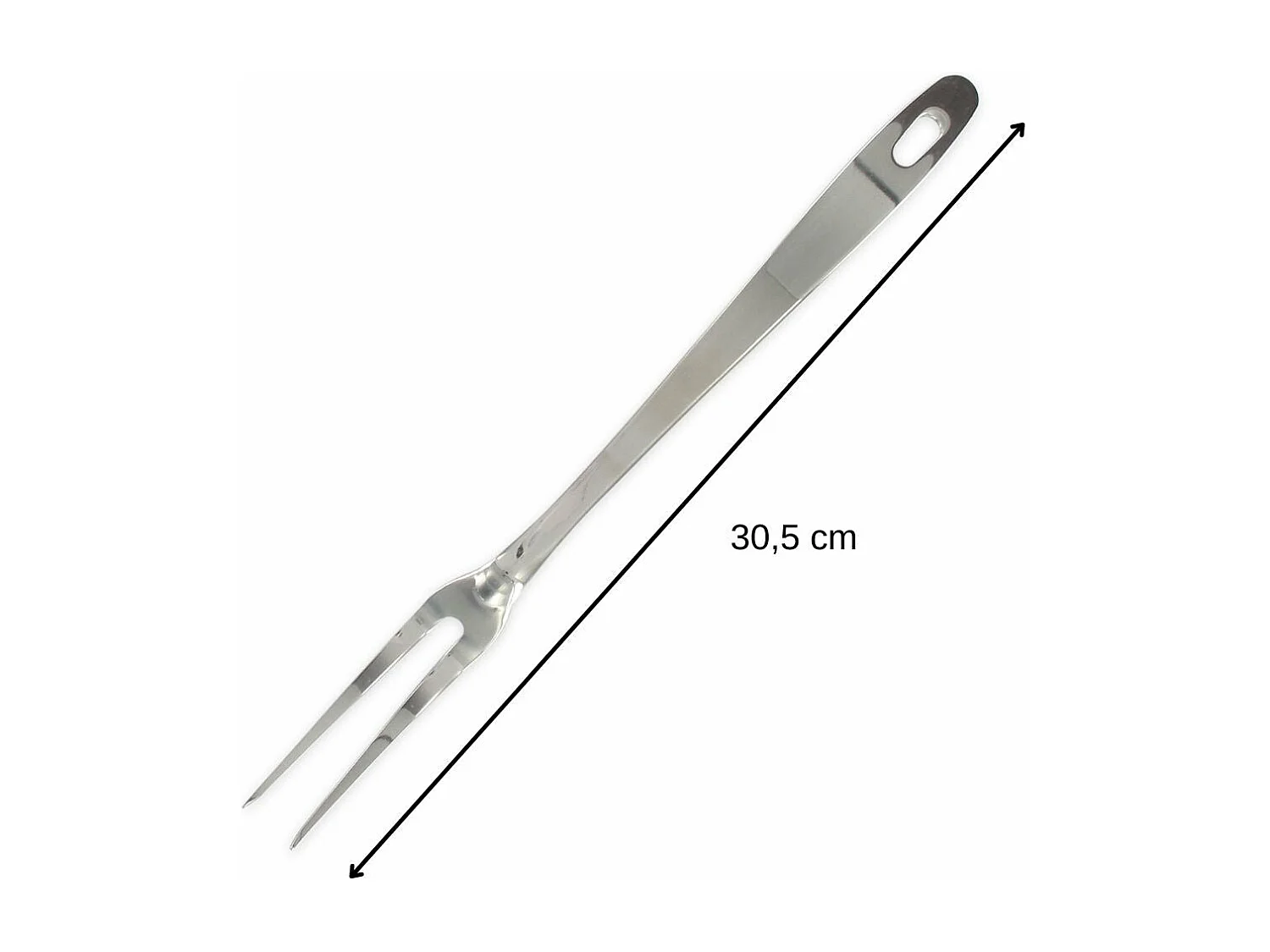 Fourchette à viande et pour barbecue 2 piques 30,5 cm Fackelmann Oxford