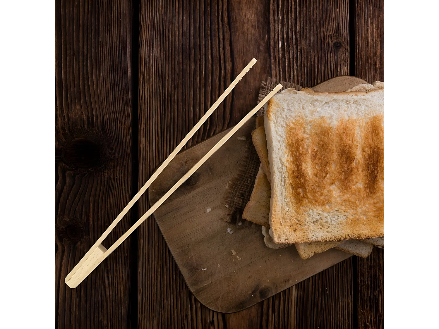 Pince de cuisine en bois 30 cm Fackelmann Wood Edition