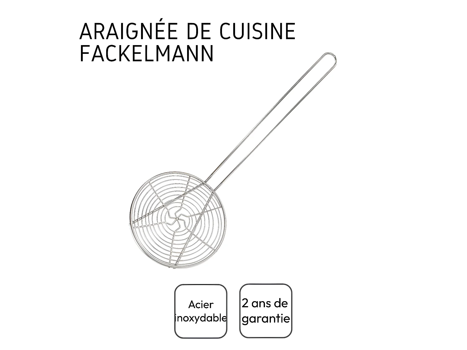 Araignée étamée diamètre 14 cm Fackelmann