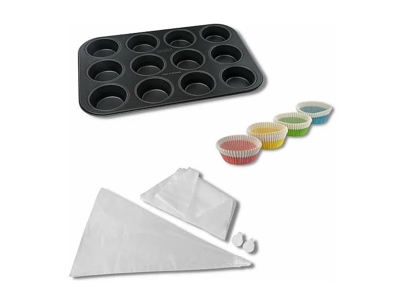 Ensemble 3 pièces spécial muffins Zenker