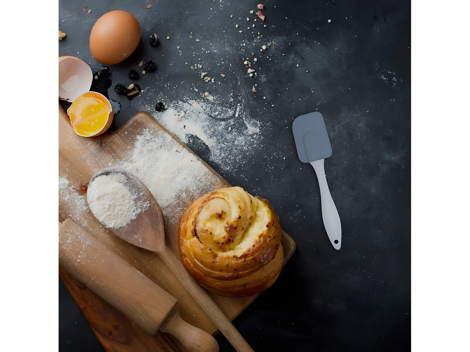 Mini spatule de cuisine et de pâtisserie 19 cm Fackelmann Elemental