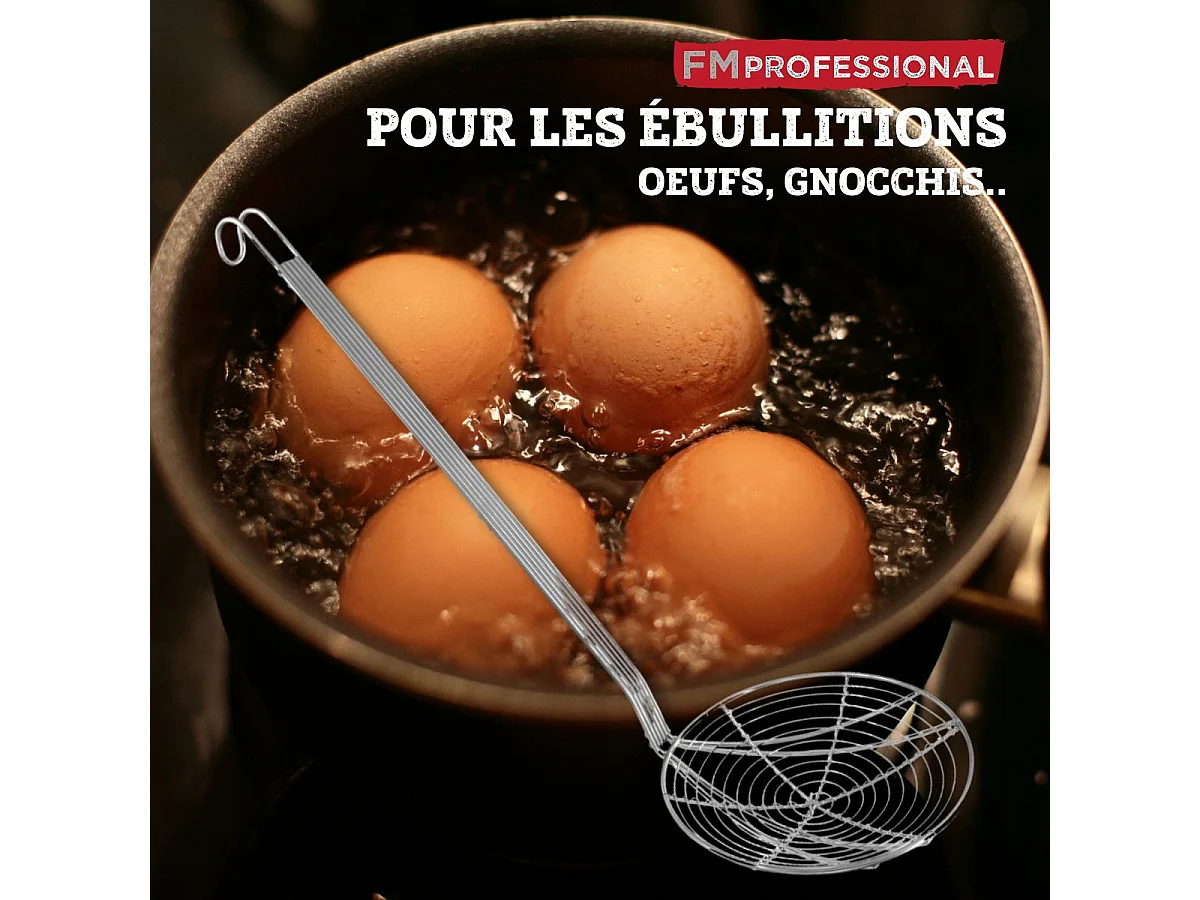 Ecumoire de cuisine inox 46,5 cm FM Professional Divers