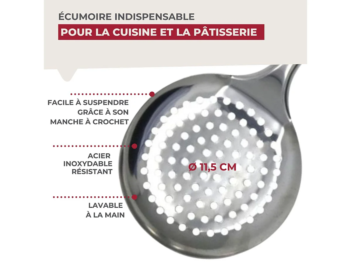 Ecumoire Fackelmann 32 cm Elemental