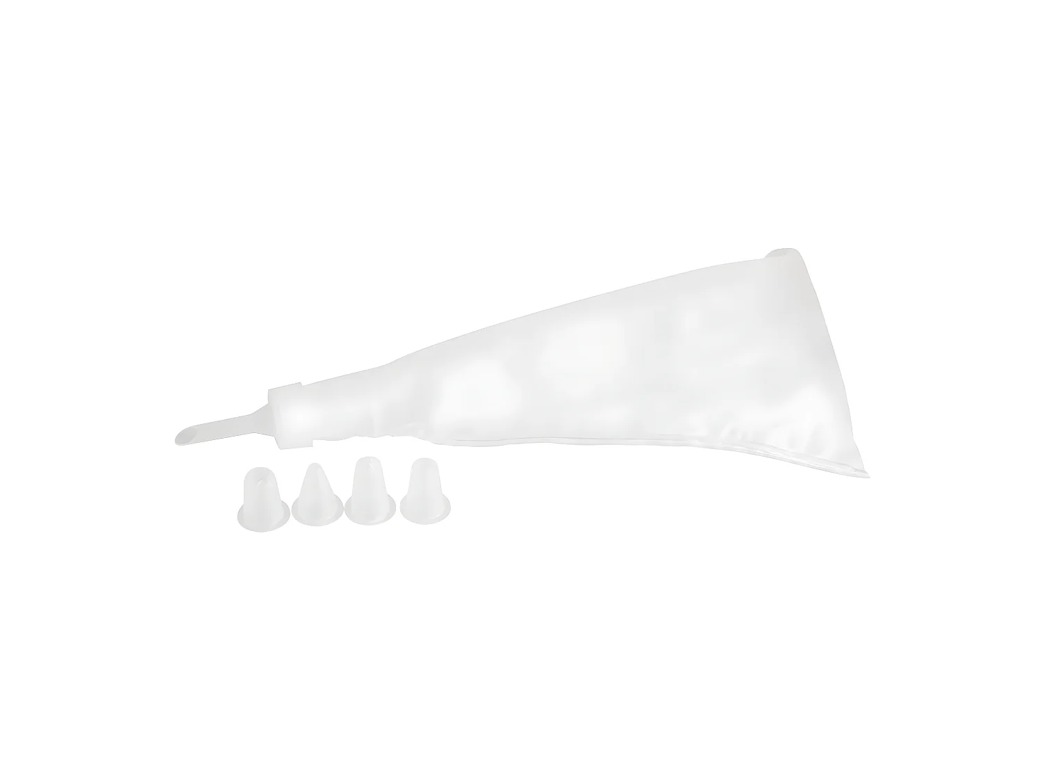 Poche à douille et 5 embouts en plastique 28 cm Zenker Smart Pastry