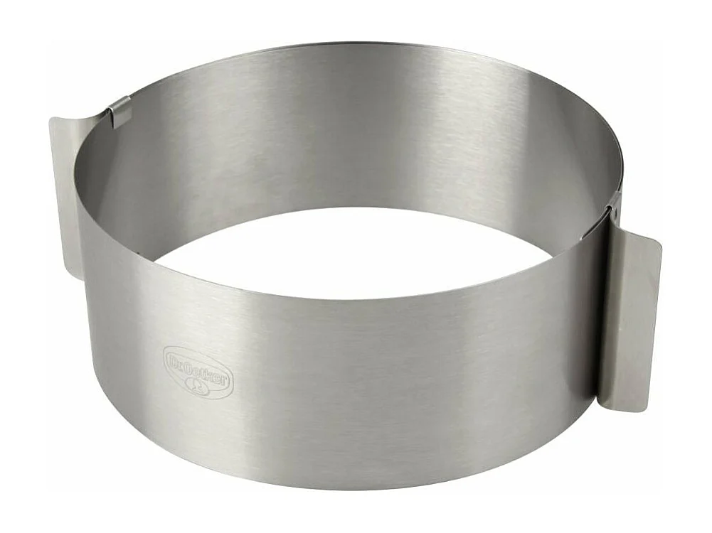 Cercle à pâtisserie en acier inoxydable extensible de 16 à 30 cm Dr. Oetker Varino