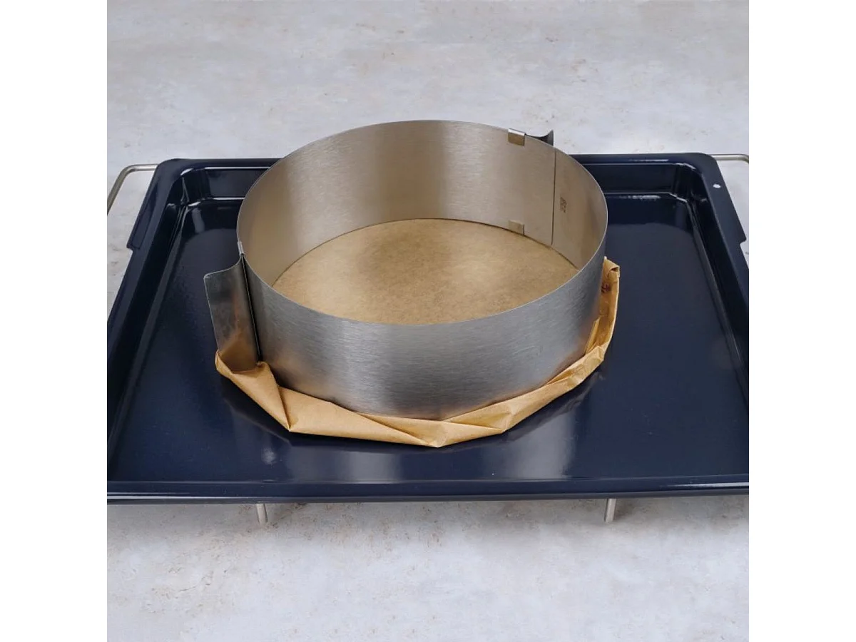 Cercle à pâtisserie en acier inoxydable extensible de 16 à 30 cm Dr. Oetker Varino