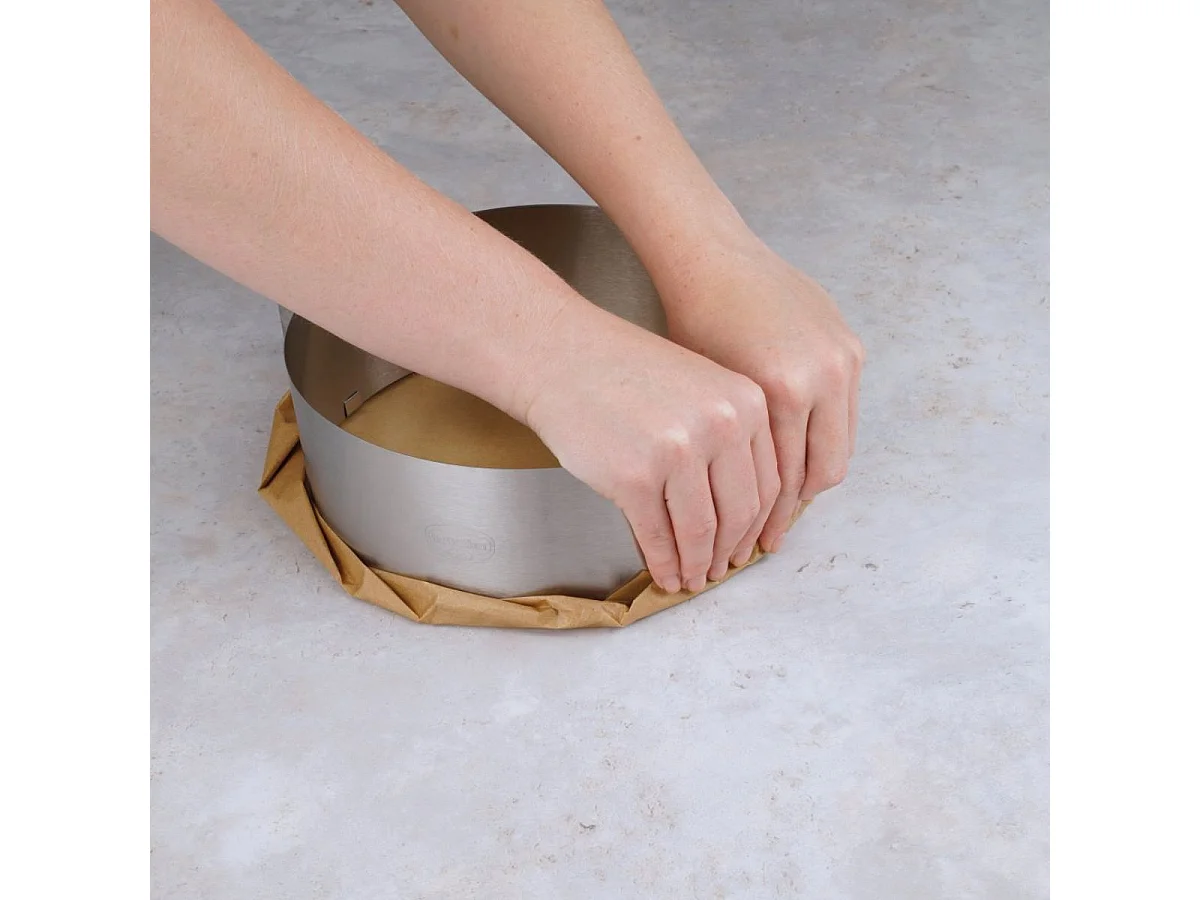 Cercle à pâtisserie en acier inoxydable extensible de 16 à 30 cm Dr. Oetker Varino