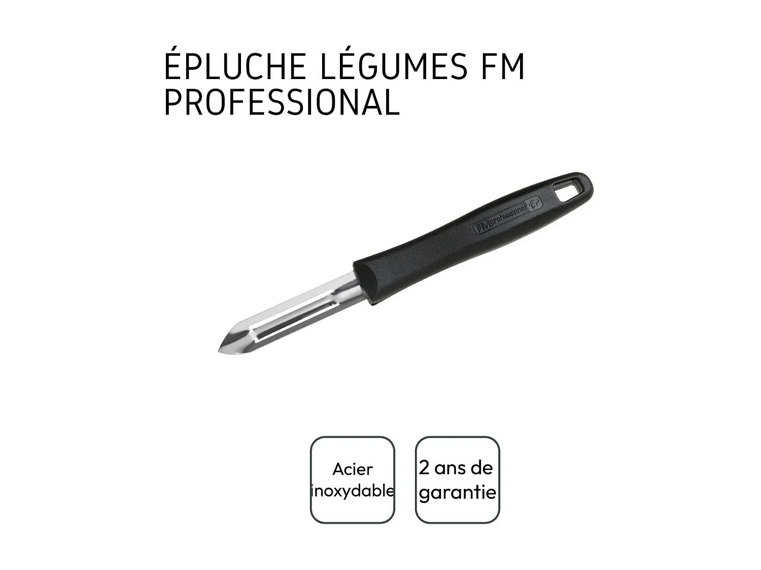 Couteau éplucheur économe 18,5 cm FM Professional