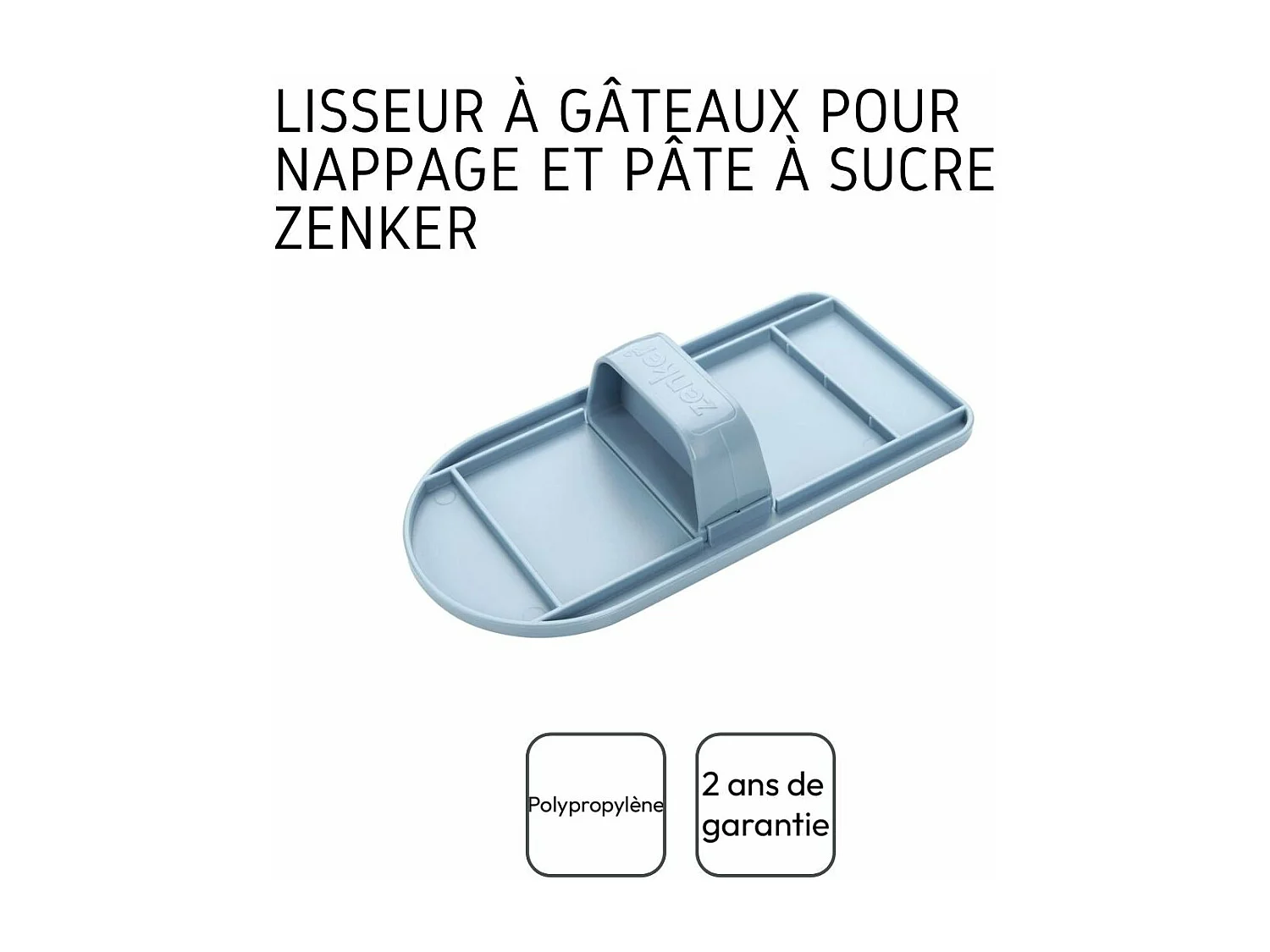 Lisseur à gâteau pour pâte à sucre Zenker Sweet Sensation