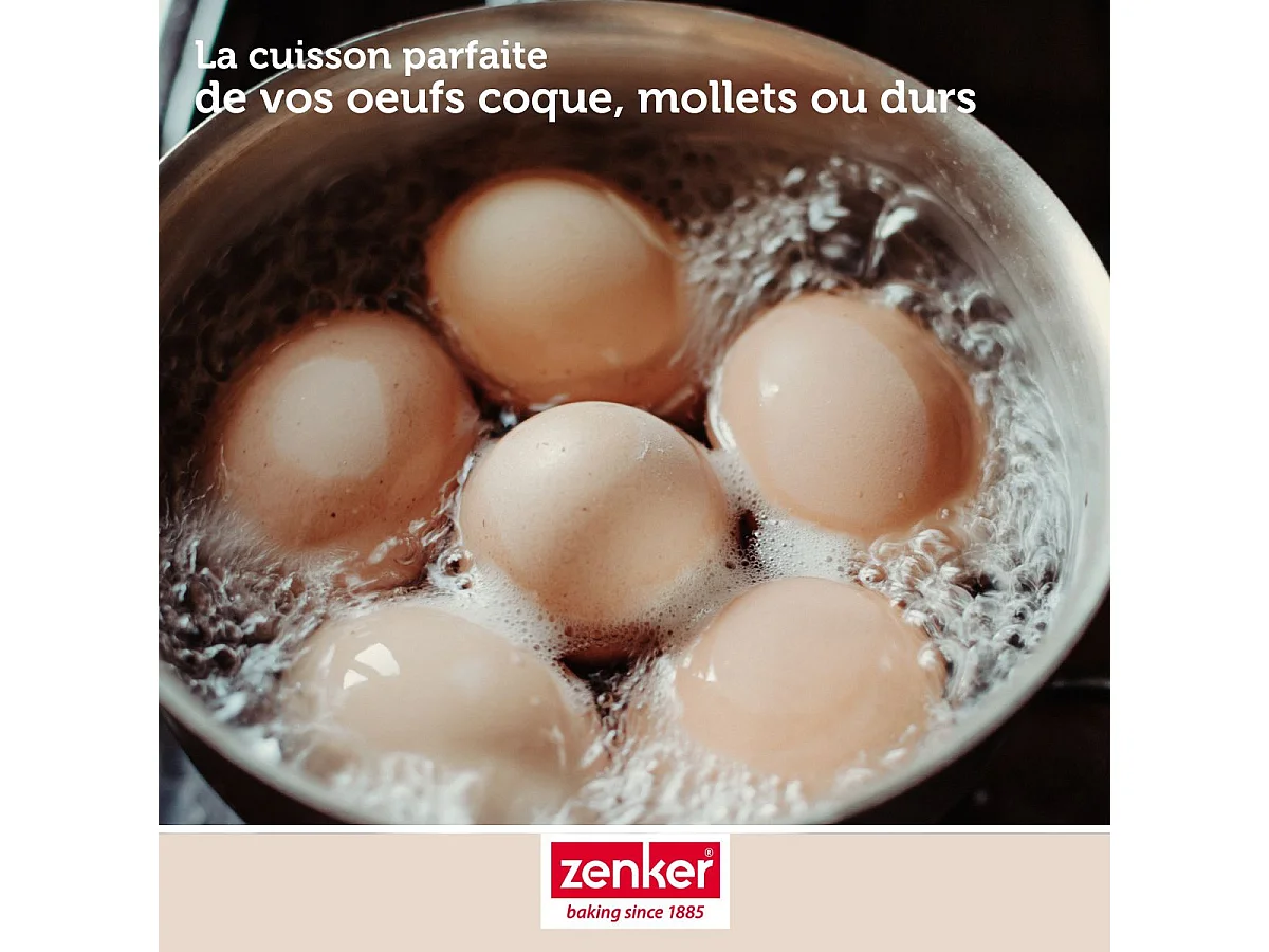 Minuteur de cuisine magnétique 1h en acier Zenker Smart Pastry