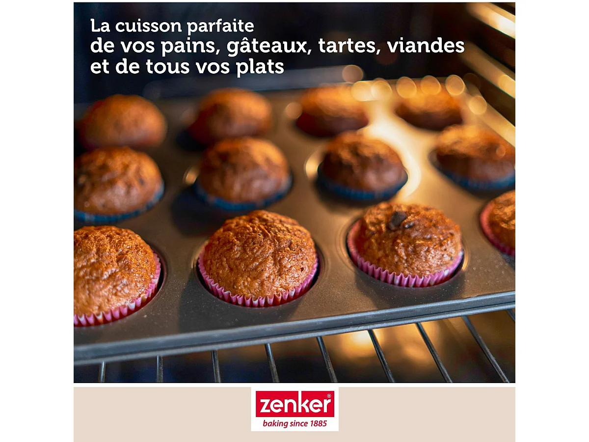 Minuteur de cuisine magnétique 1h en acier Zenker Smart Pastry