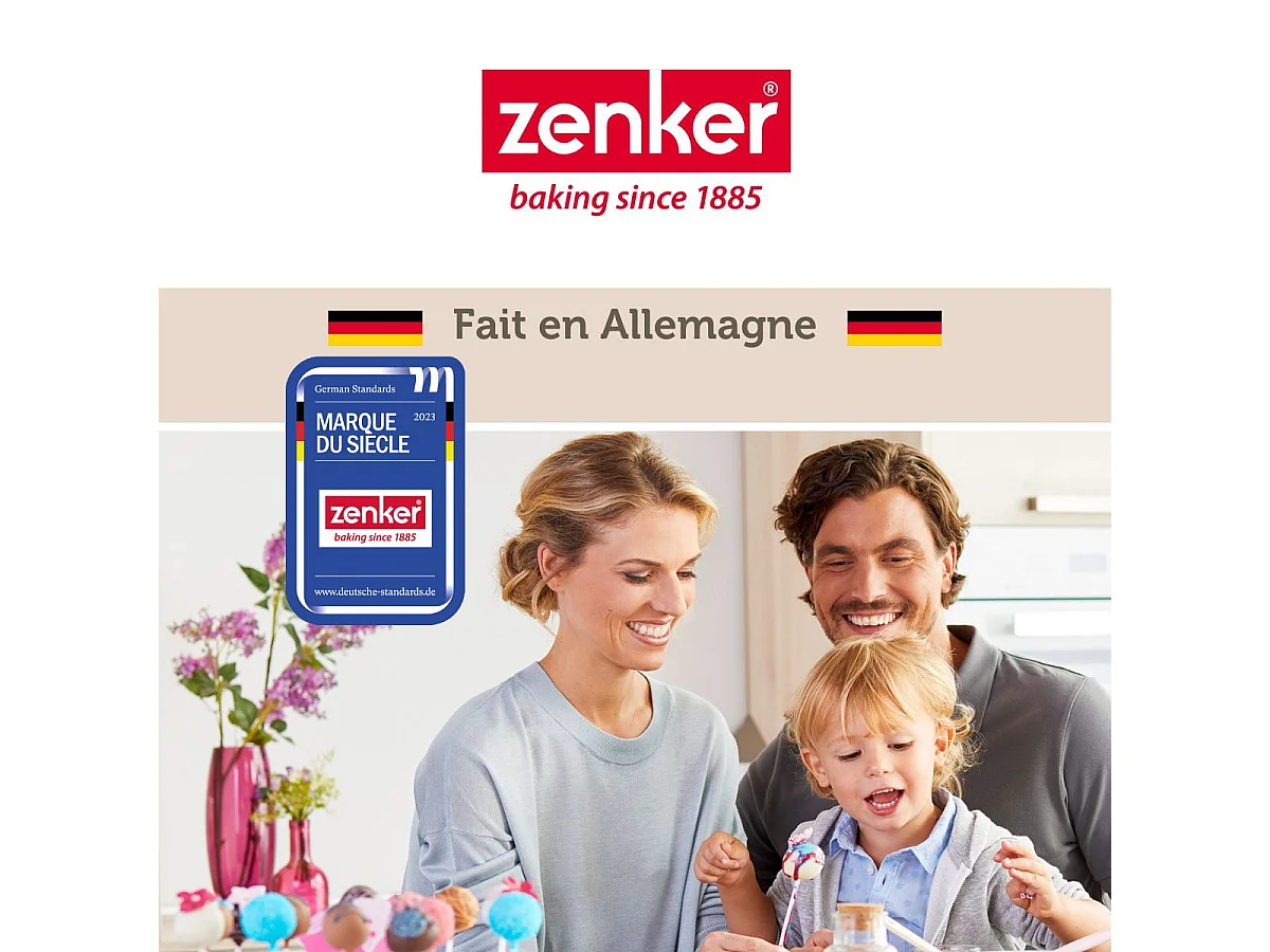 Minuteur de cuisine magnétique 1h en acier Zenker Smart Pastry
