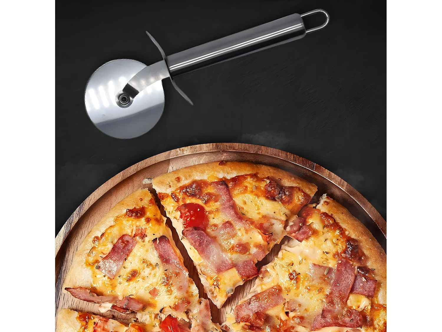 Roulette à pizza 24 cm Fackelmann Elemental