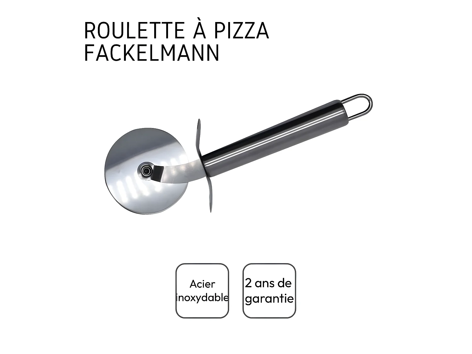 Roulette à pizza 24 cm Fackelmann Elemental