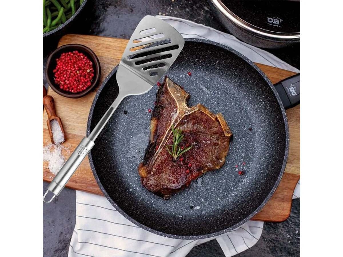 Ensemble de 9 ustensiles de cuisine inox Fackelmann Ovale