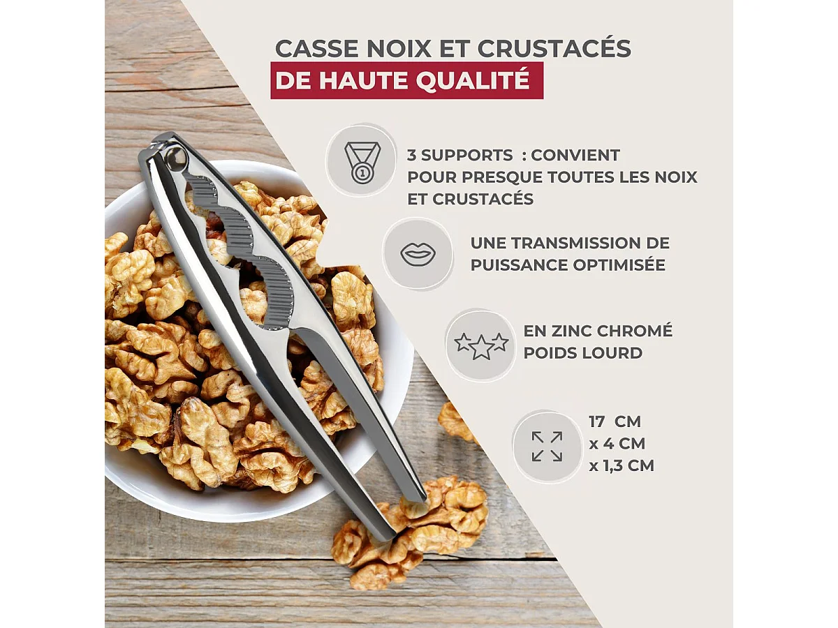 Casse noix et crustacés Fackelmann Basic