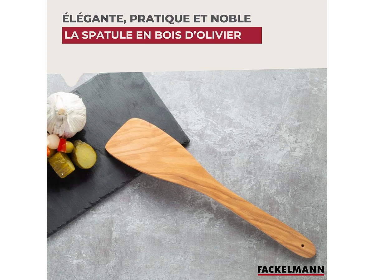 Spatule de cuisine 30 cm Fackelmann Édition Bois d'olivier