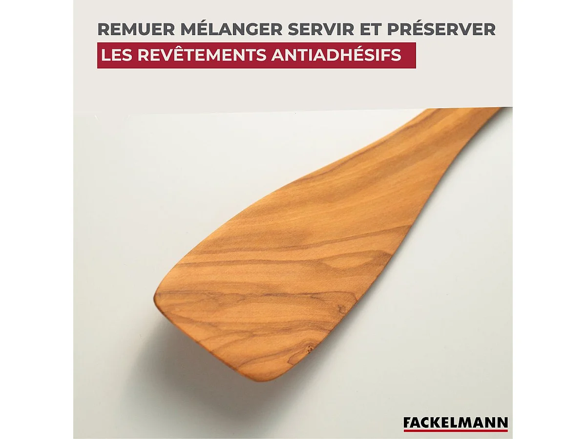 Spatule de cuisine 30 cm Fackelmann Édition Bois d'olivier