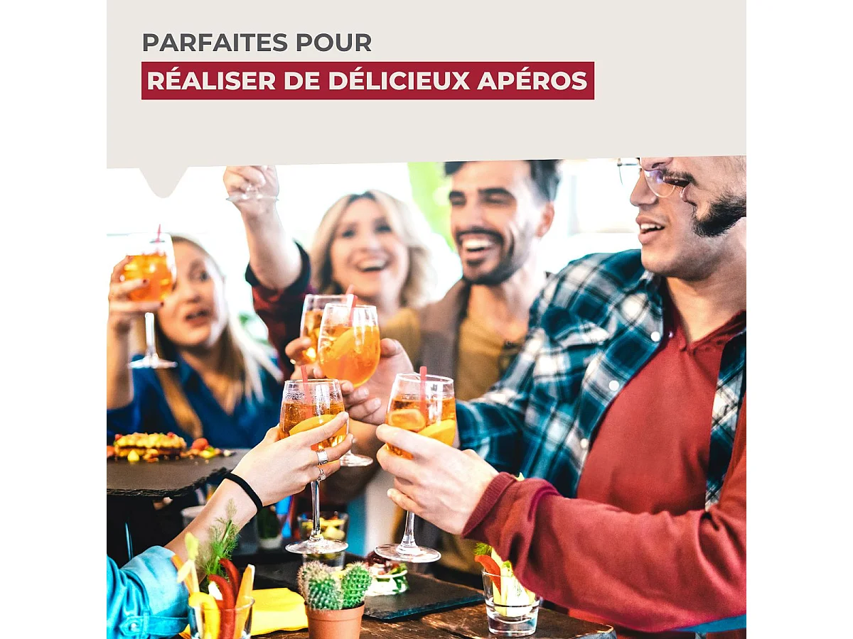 Lot de 6 fourchettes à escargots 12,5 cm Fackelmann