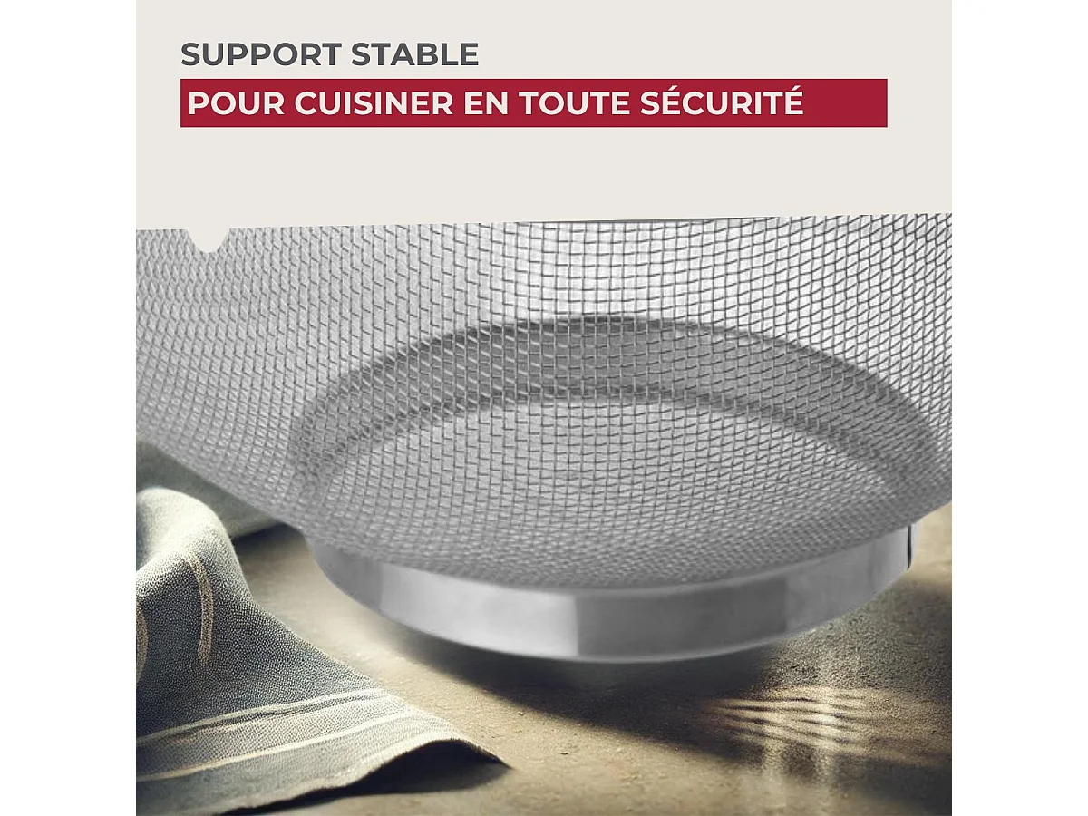 Set de 2 passoires inox 20 cm et 26 cm Fackelmann