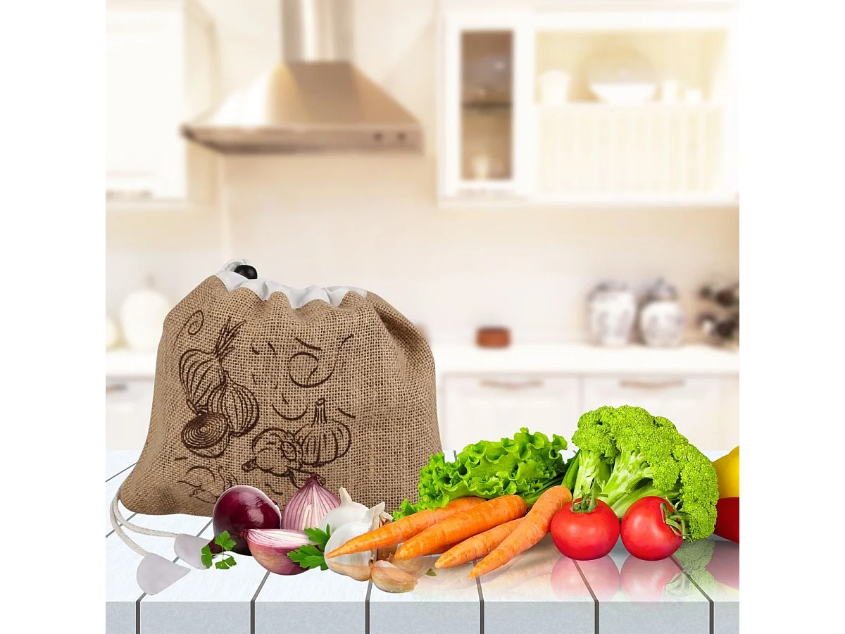 Petit sac à légumes réemployable Fackelmann Nature