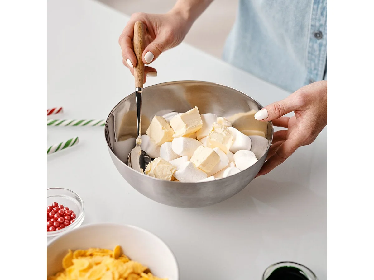 Ensemble de 2 bols de préparation et un couvercle anti projections Fackelmann Basic