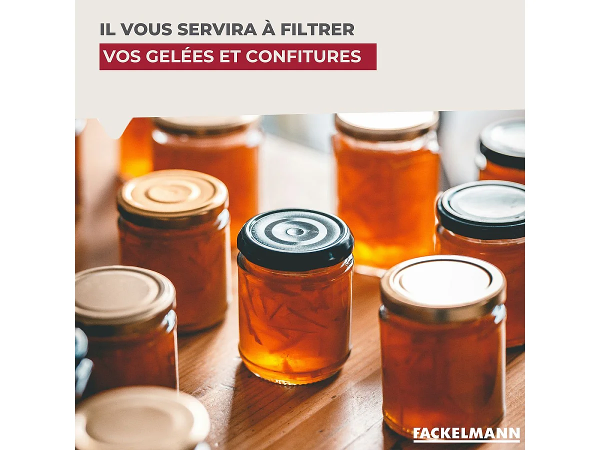 Chinois conique 14 cm de diamètre en inox Fackelmann