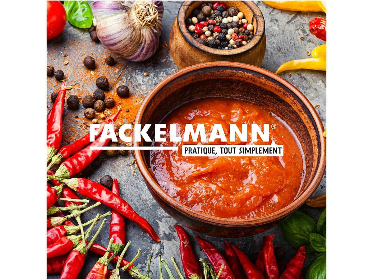 Chinois conique 14 cm de diamètre en inox Fackelmann