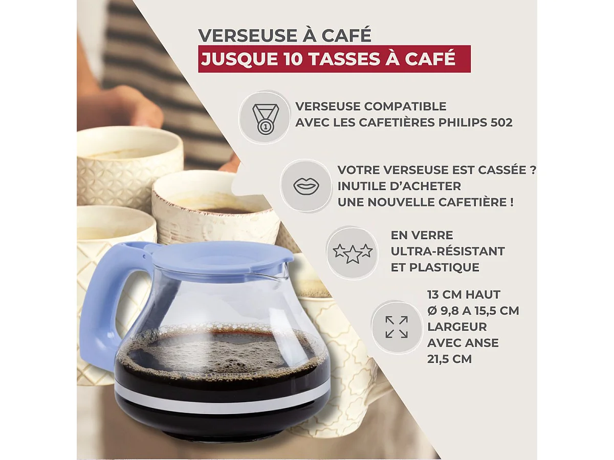 Verseuse pour cafetière Philips 502 Fackelmann Basics