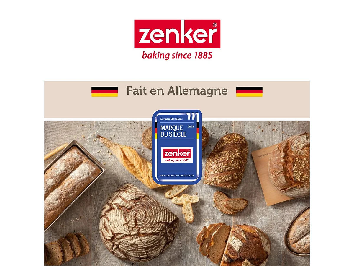 Cadre à gâteau réglable 27 à 52 cm Zenker Smart Pastry