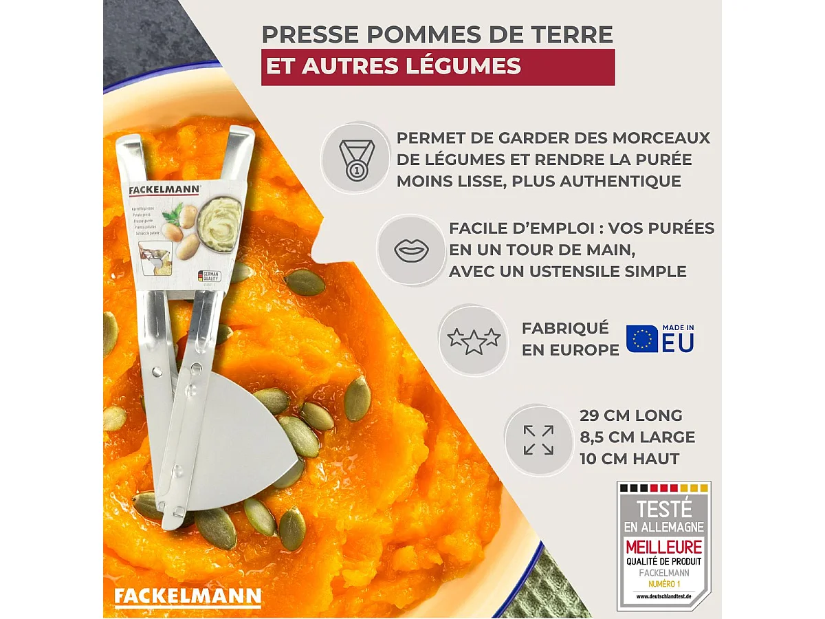 Presse-purée à levier Fackelmann