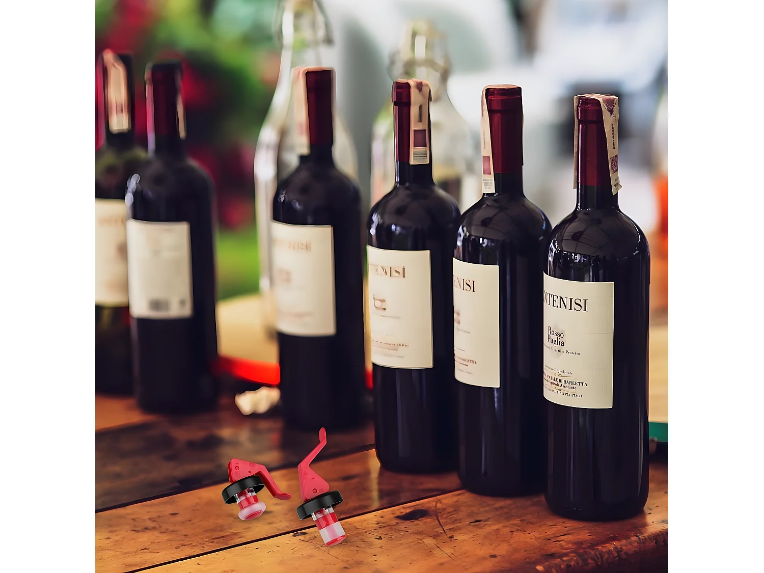 Lot de 2 bouchons à levier réutilisable Fackelmann Bar Concept