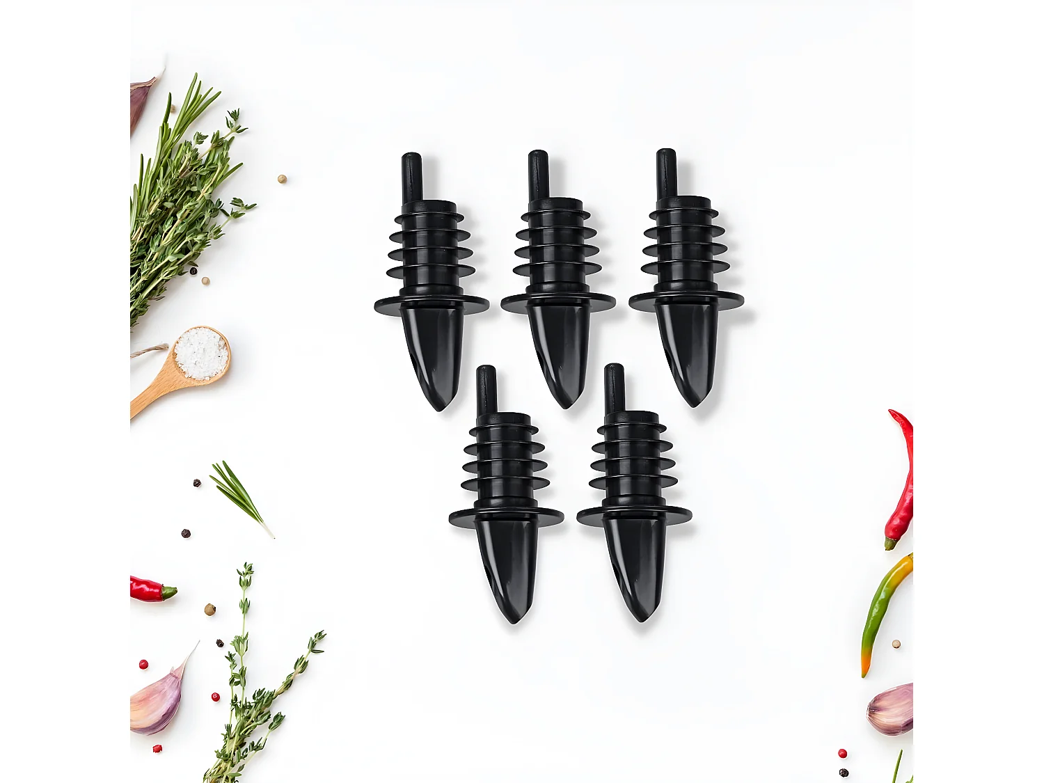 Lot de 5 bouchons verseurs FM Professional