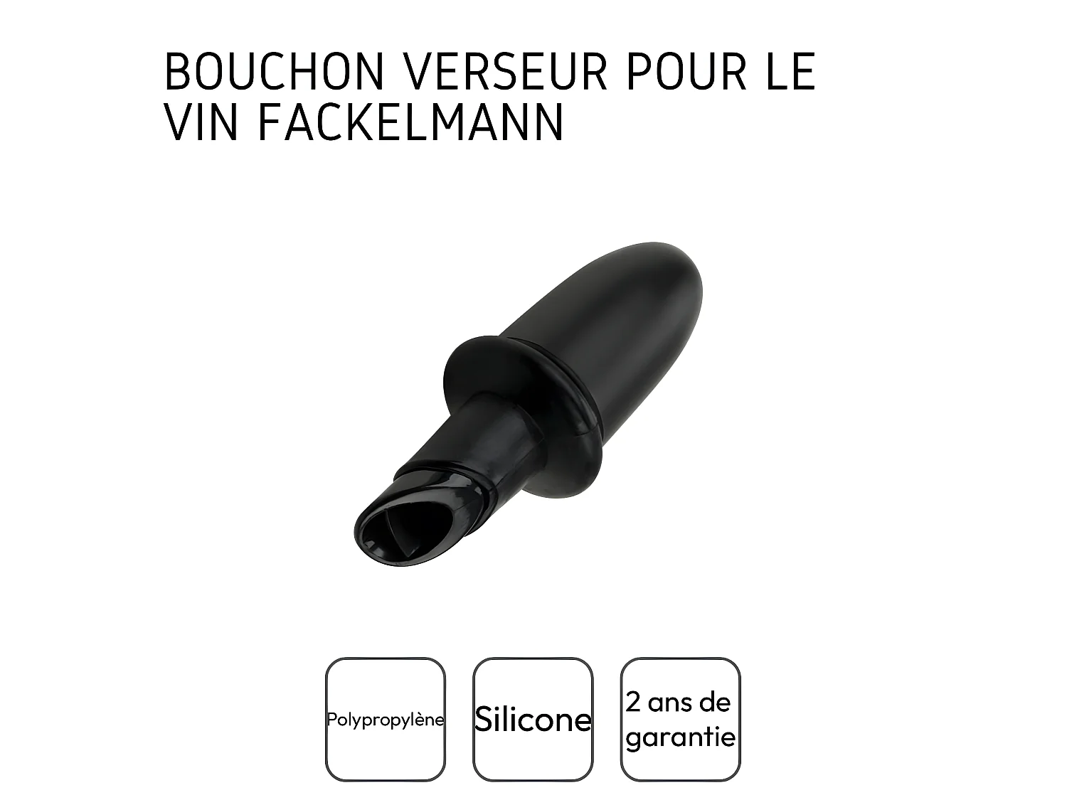 Bouchon verseur pour le vin Fackelmann Spectre