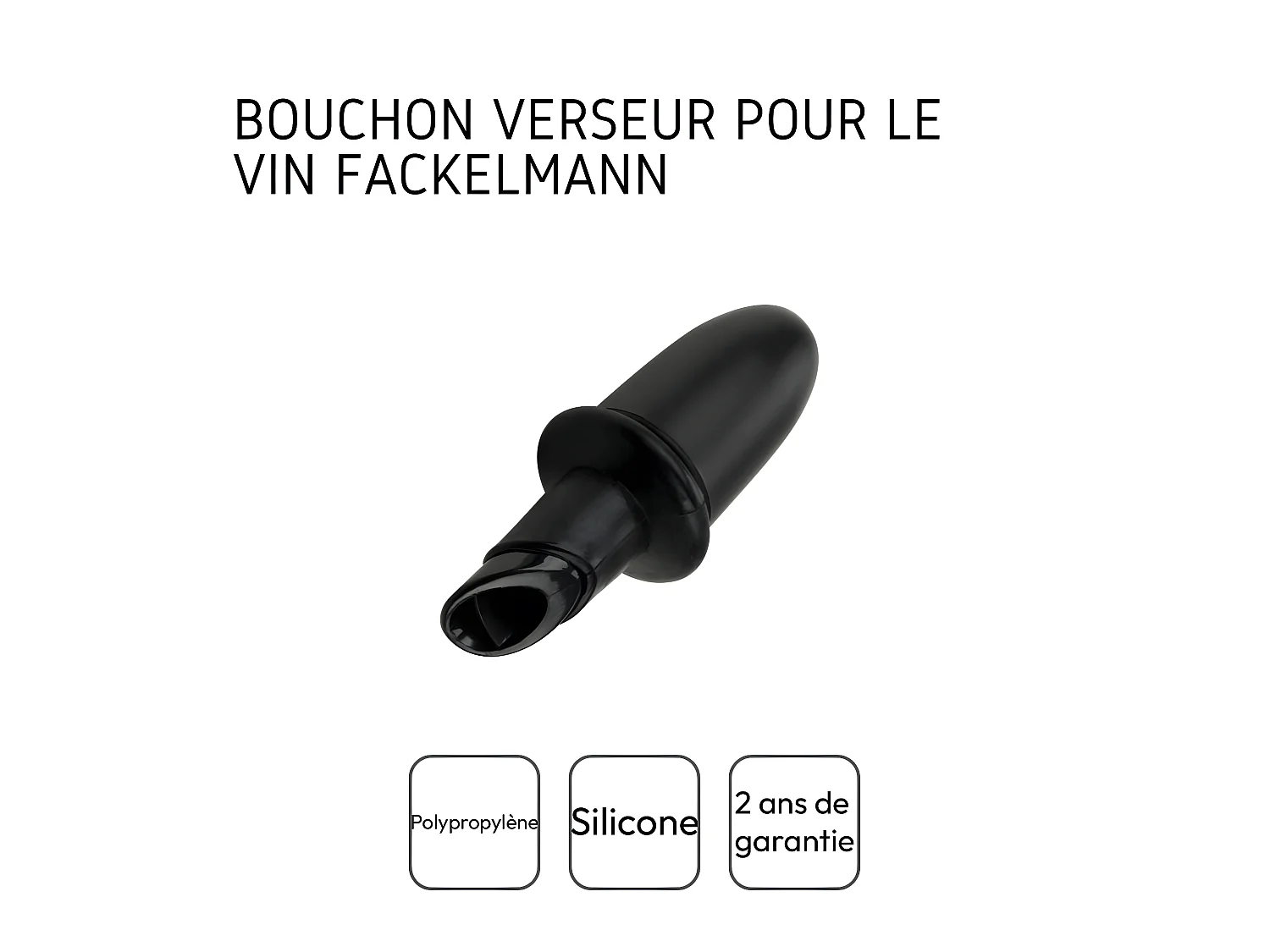 Bouchon verseur pour le vin Fackelmann Spectre
