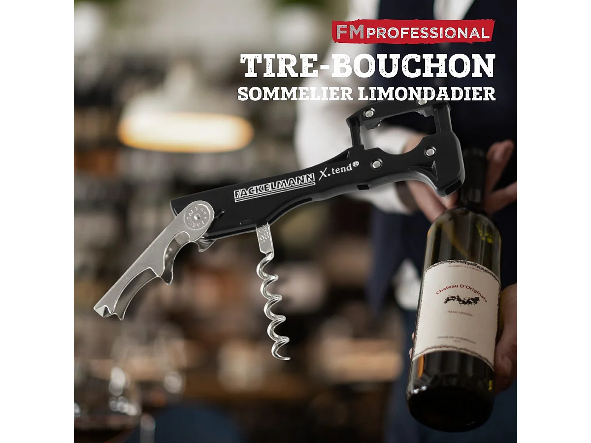 Tire-bouchon décapsuleur 13 cm FM Professional Boissons